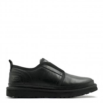 Мужские UGG Slippers Flex Leather Black Мужские UGG Slippers Flex Leather Black