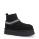  UGG Tazz Platform Knit Black