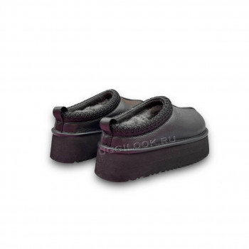 Слиперы UGG Tazz Platform Leather Black