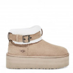 Женские UGG Ultra Mini Belted Roller Бежевые Женские UGG Ultra Mini Belted Roller Бежевые